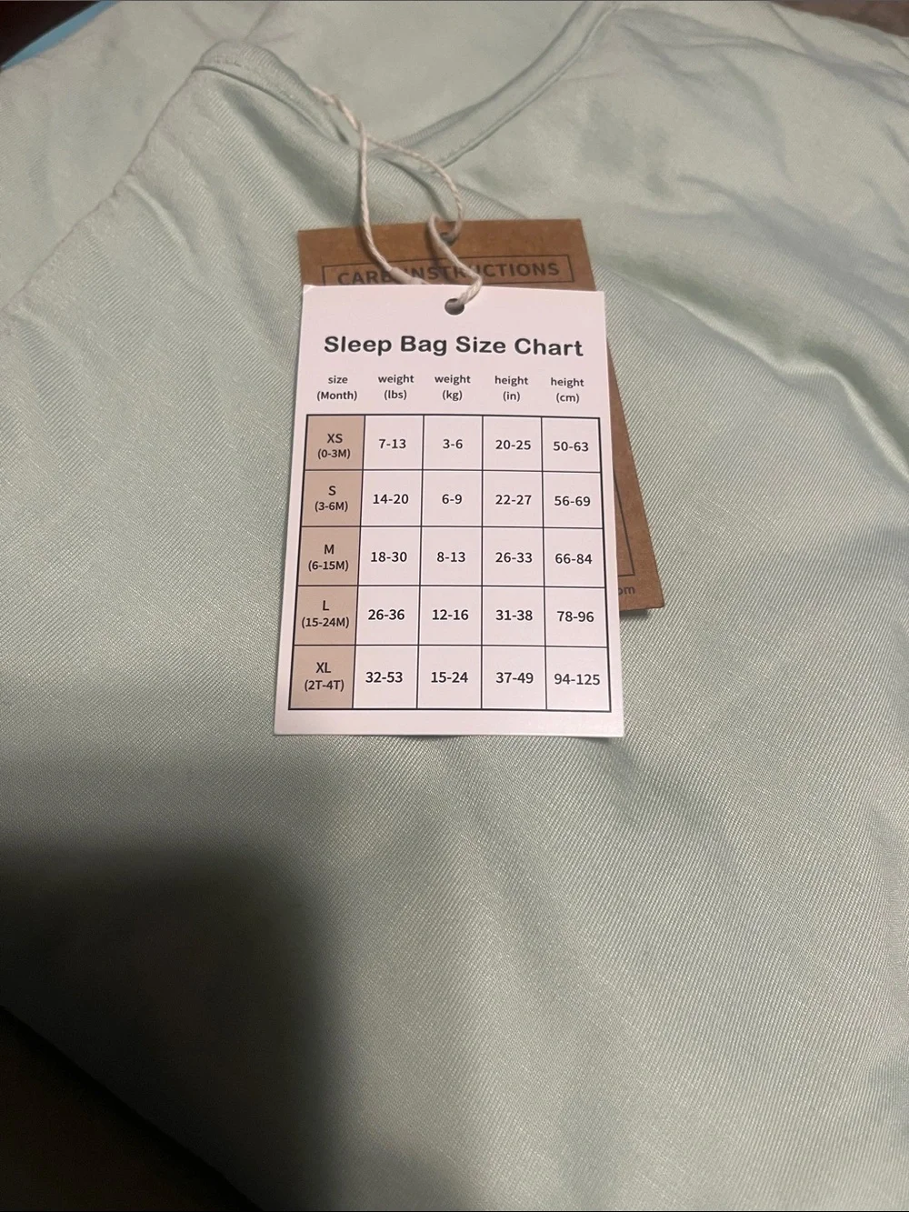 Luxe Dream Sleep 15-24 M Light Green Baby Sleep Sack Swaddle
